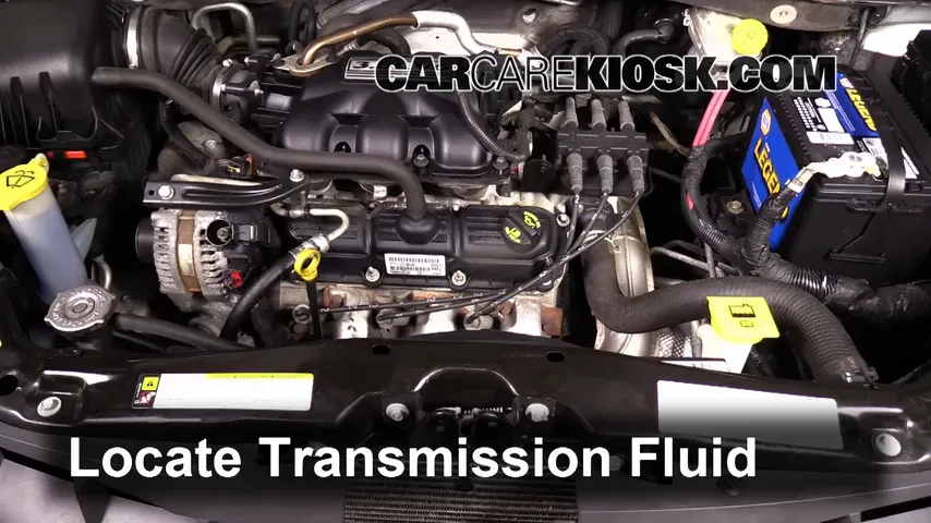 Add Transmission Fluid: 2008 Chrysler Town and Country Touring 3.8L V6